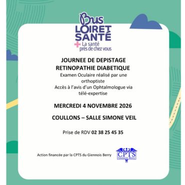 Dépistage Retinopathie diabétique COULLONS